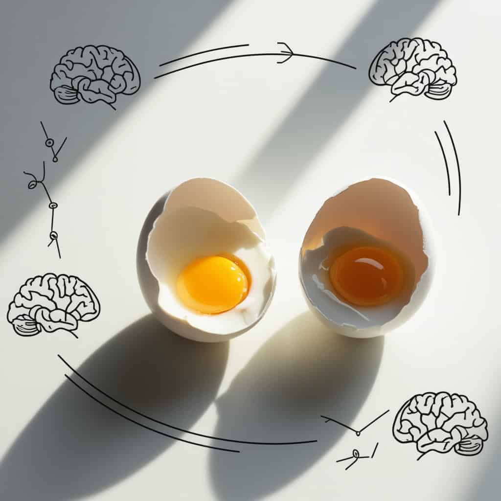 Is the vitamin A content in eggs nootropic?